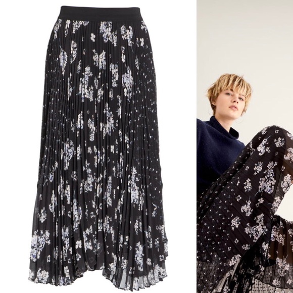 Rebecca Taylor - Pleated Hydrangea Skirt - Picture 6 of 6